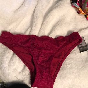 Maroon Bathing Suit Bottom